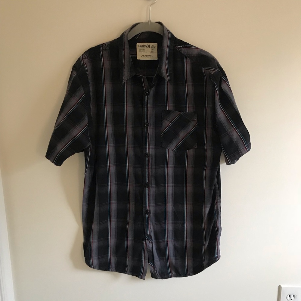 Hurley short sleeve button down
